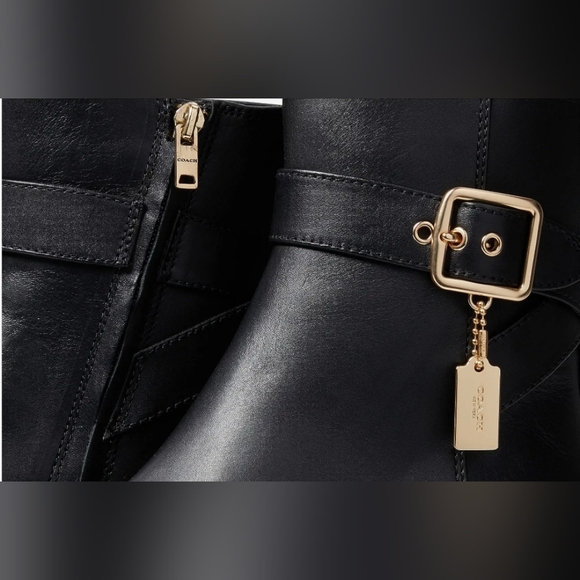 Coach leather platform boots - Picture 9 of 13